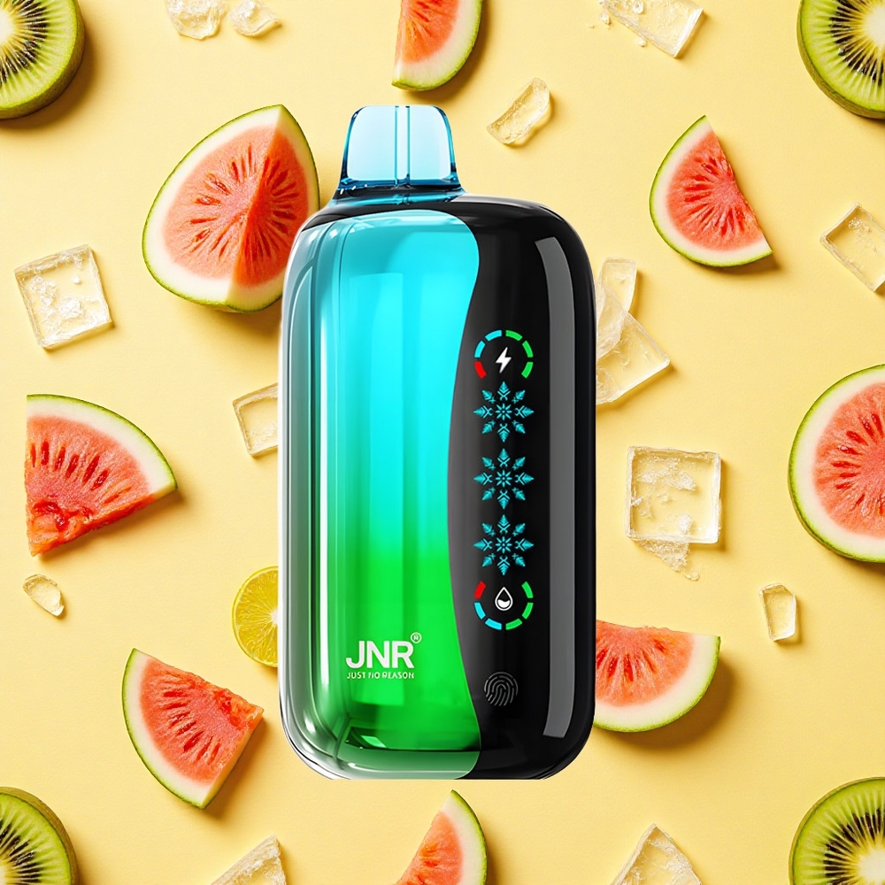 JNR Flex Ice 21000 Puffs Kiwi Watermelon Ice 26ml E-liquid 1000mAh Battery Capacity Dual Mesh Coil