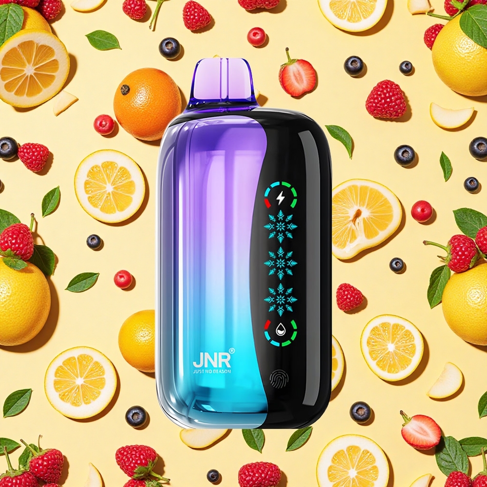 JNR Flex Ice 21000 Puffs Mixed Berry Dual Mesh Coil Touch Screen Airflow