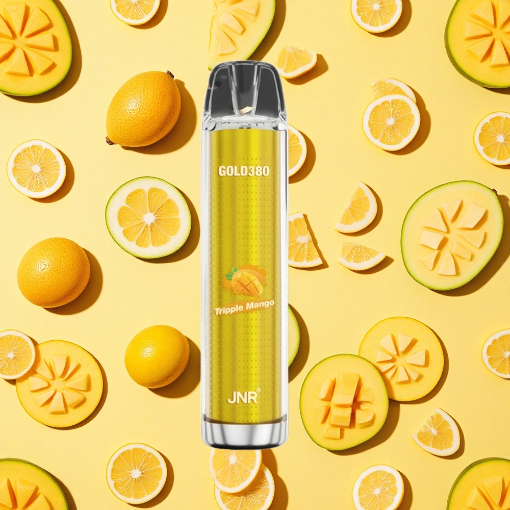 JNR Glod380 6000 Puffs Tripple Mango 1500mAh Battery Capacity 13ml E-liquid