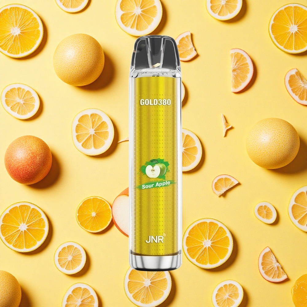 JNR Gold380 6000 Puffs 13ml E-liquid Sour Apple Disposable Vape