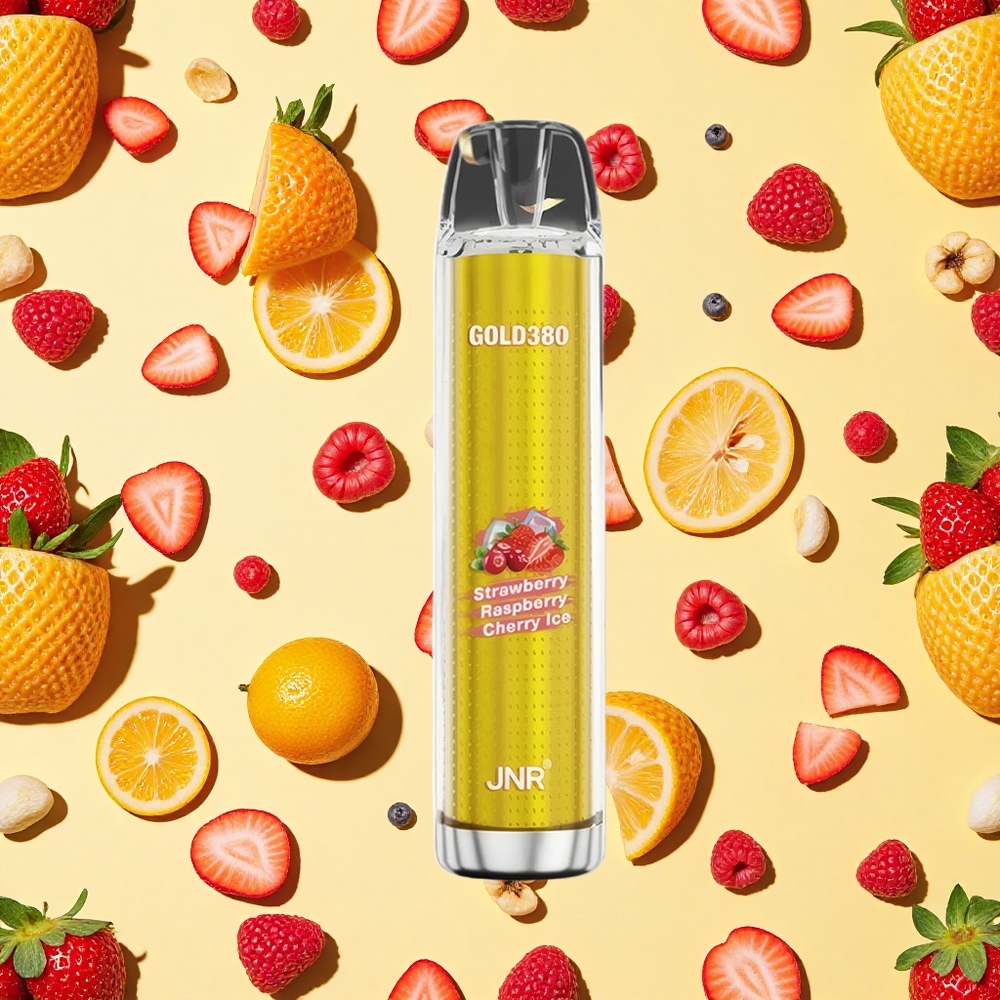 JNR Gold380 6000 Puffs Strawberry Raspberry 1500mAh Battery Capacity 13ml E-liquid