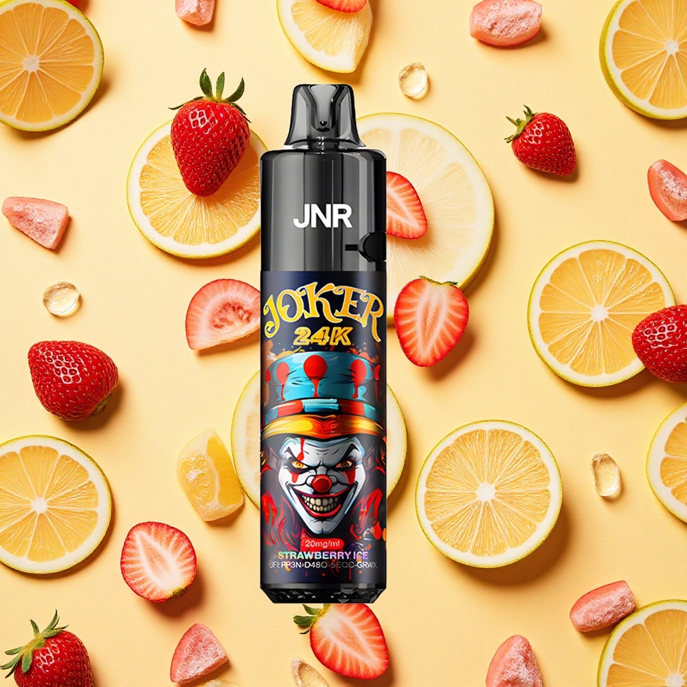 JNR Joker 24000 Puffs Strawberry Ice 2+10ml E-liquid 800mAh Battery Capacity TPD