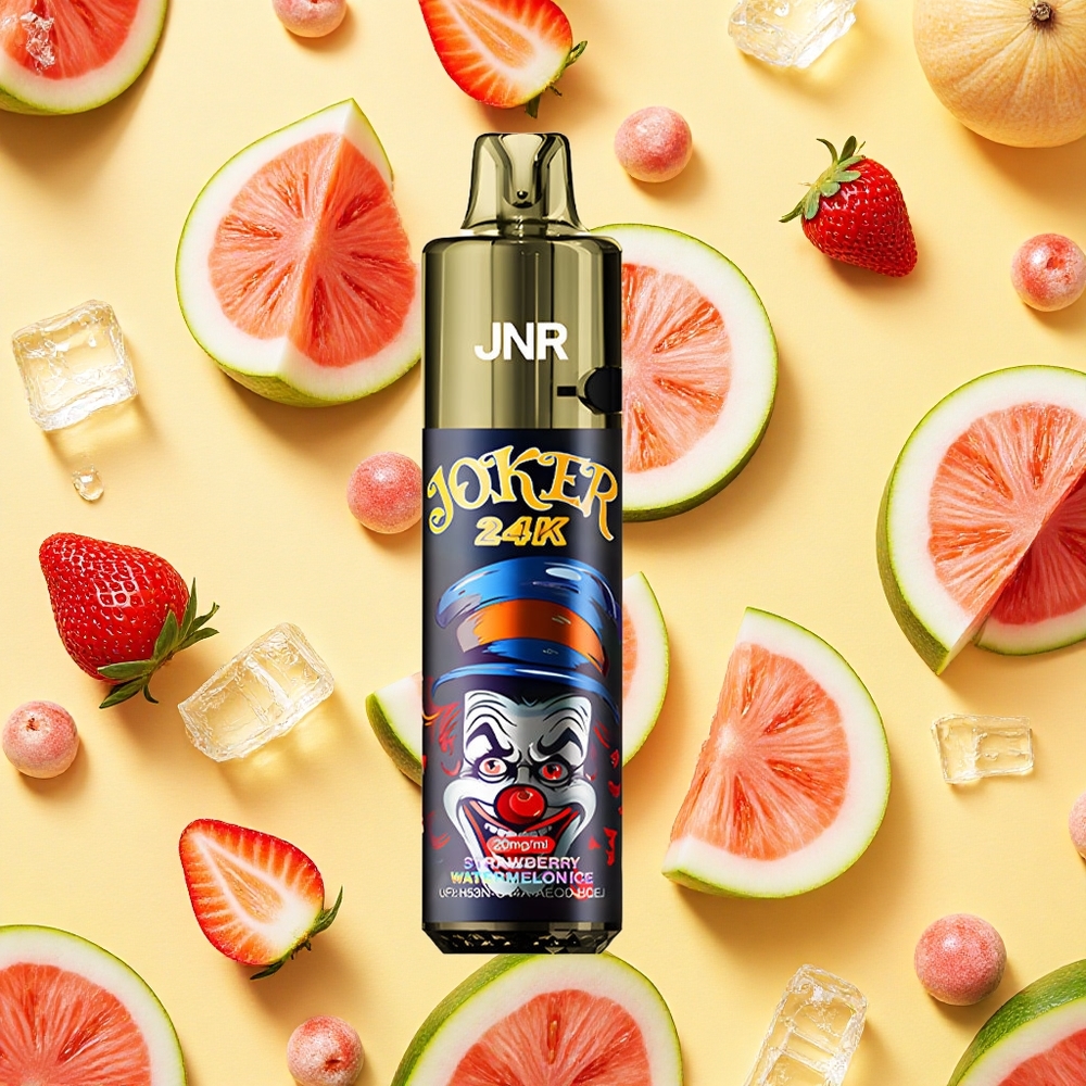JNR Joker 24000 Puffs Strawberry Watermelon Ice 2+10ml E-liquid Refillable 800mAh Battery Capacity