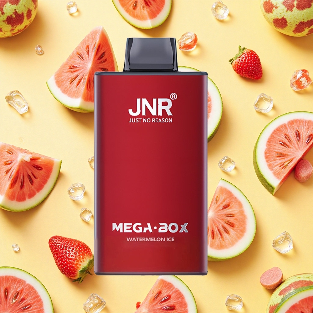 JNR Mega Box 25000 Puffs Watermelon Ice Disposable Vape 30ml E-liquid 850mAh Battery Capacity