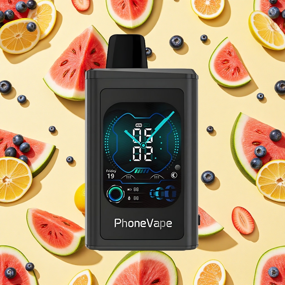 JNR PhoneVape 30000 850mAh Battery Capacity Type-C Charging Battery Blueberry Watermelon App Control