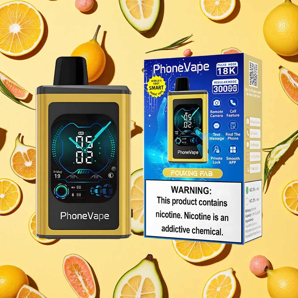 JNR PhoneVape 30000 850mAh Battery Capacity Type-C Charging Battery Fab Fucking Disposable Vape