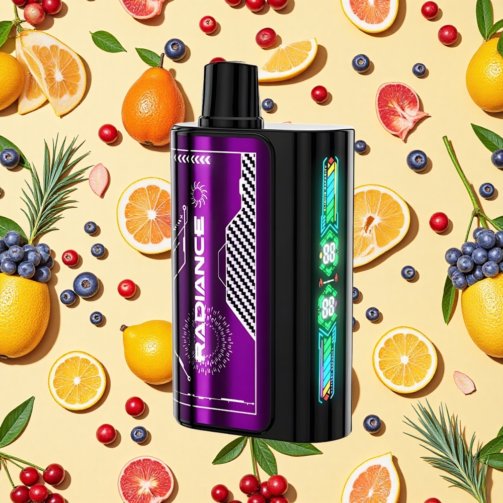 JNR Radiance 31000 Puffs 28ml E-liquid Dual Mesh Coil Blue Razz Cherry