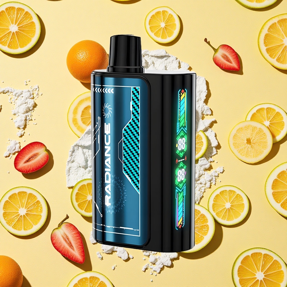 JNR Radiance 31000 Puffs 28ml E-liquid Dual Mesh Coil Blue Razz Ice