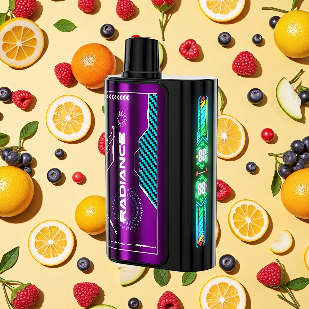 JNR Radiance 31000 Puffs 28ml E-liquid Dual Mesh Coil Blueberry Sour Raspberry