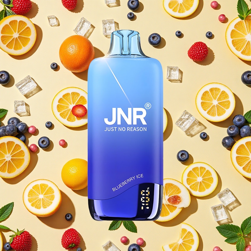 JNR Rainbow 10500 Puffs 18ml E-liquid 08ohm Mesh Coil Blueberry Ice