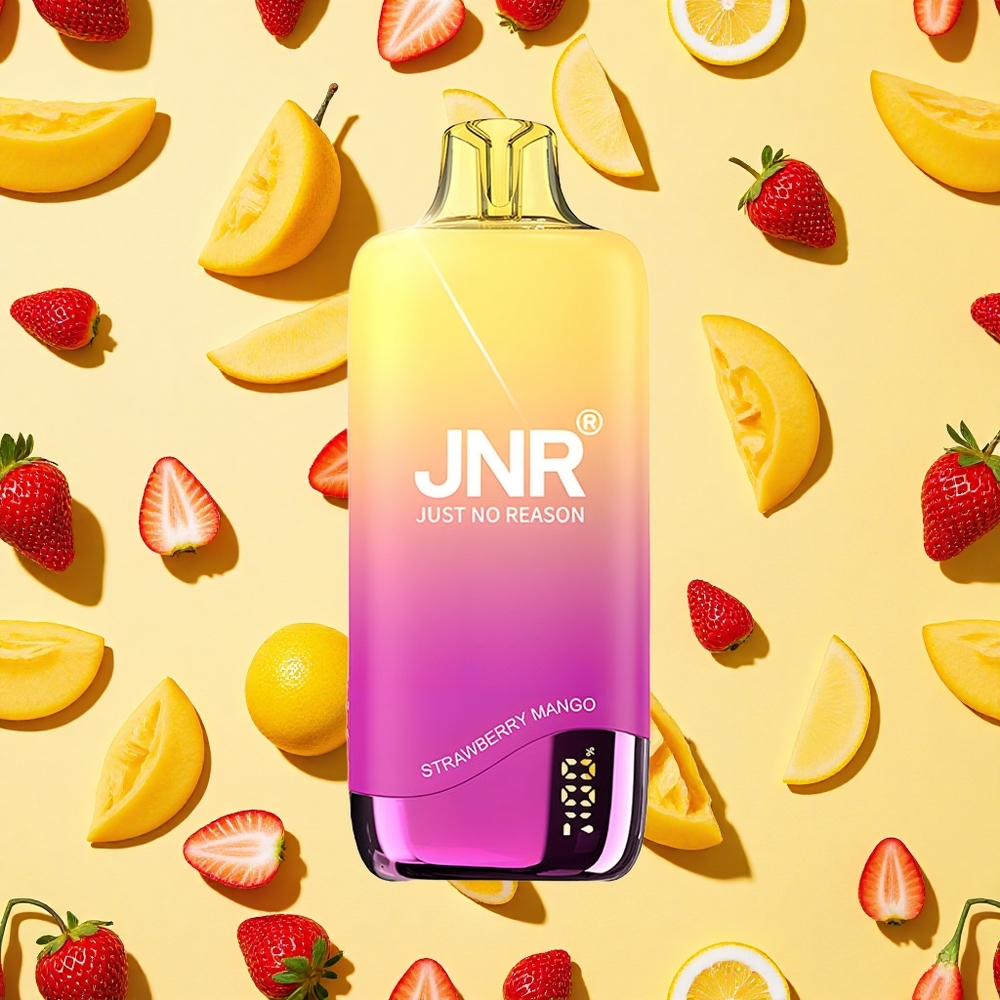 JNR Rainbow 10500 Puffs 18ml E-liquid 08ohm Strawberry Mango Disposable Vape