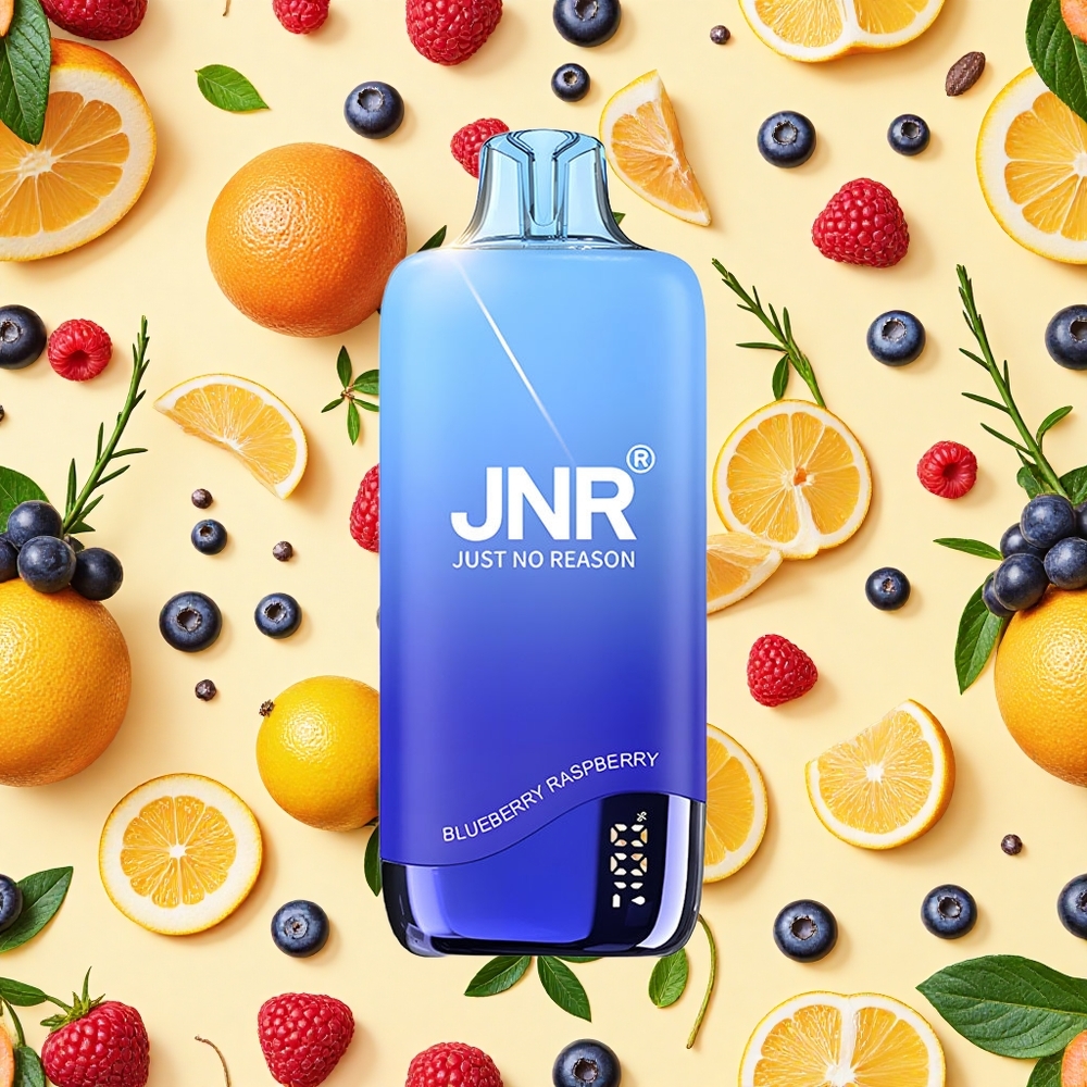 JNR Rainbow 10500 Puffs 18ml E-liquid Mesh Coil 08ohm Blueberry Raspberry