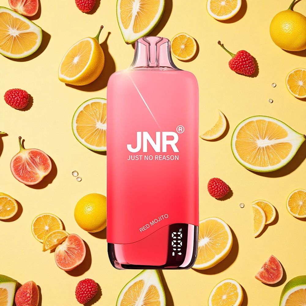 JNR Rainbow 10500 Puffs 18ml E-liquid Red Mojito 08ohm Mesh Coil 600mAh Battery Capacity