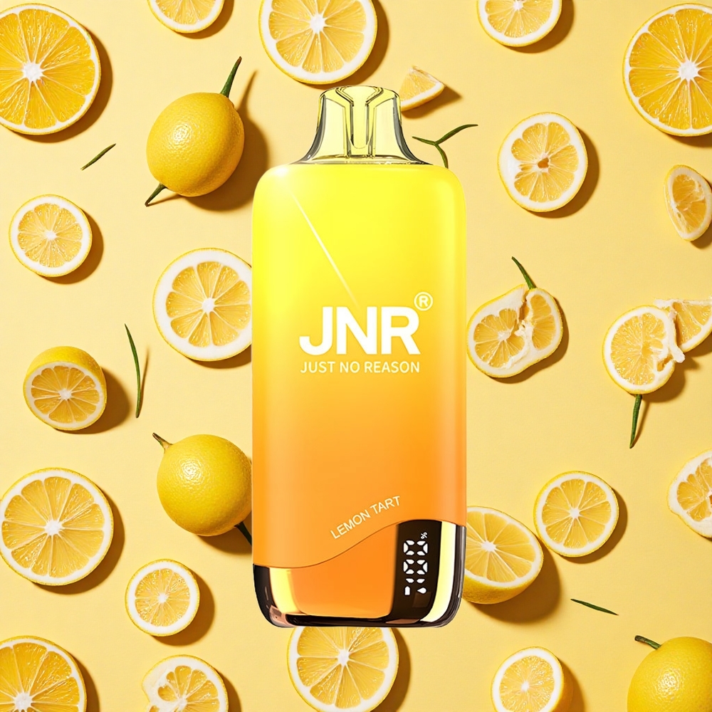 JNR Rainbow 10500 Puffs Lemon Tart Mesh Coil 18ml E-liquid USB-C