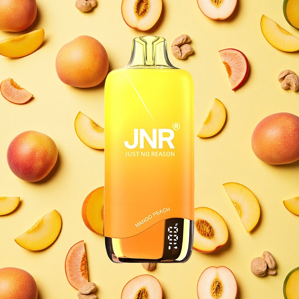 JNR Rainbow 10500 Puffs Mango Peach 18ml E-liquid 600mAh Battery Capacity Mesh Coil 08ohm USB-C