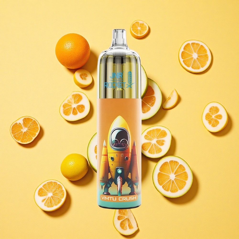 JNR Rocket-X 12400 Puffs Vimtu Crush Adjustable Airflow Mesh Coil 850mAh Battery Capacity Type-C Charging