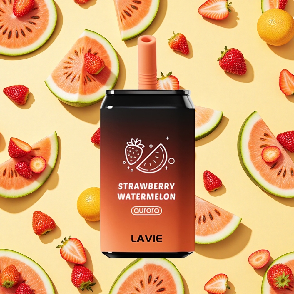 LAVIE Aurora 11000 Puffs Strawberry Watermelon 22ml E-liquid 650mAh Battery Capacity