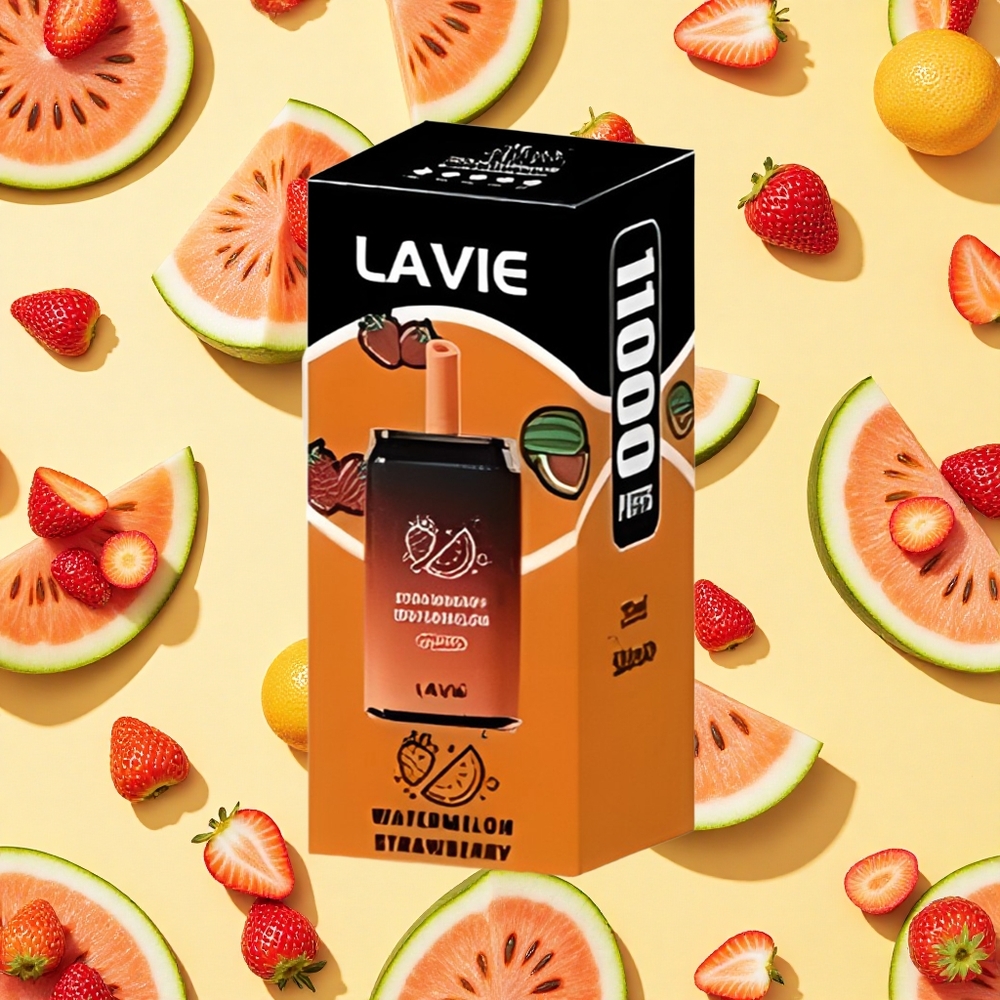 LAVIE Aurora 11000 Puffs Strawberry Watermelon 22ml E-liquid 650mAh Battery Capacity