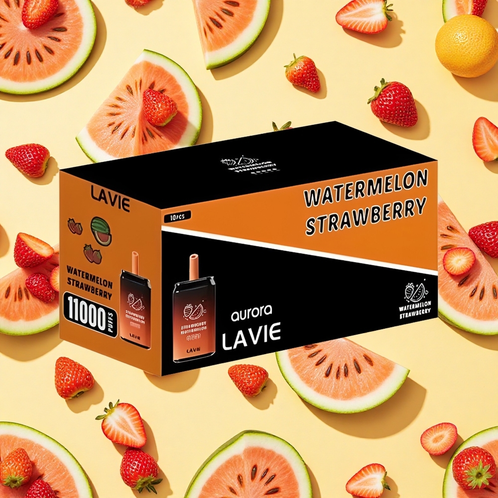 LAVIE Aurora 11000 Puffs Strawberry Watermelon 22ml E-liquid 650mAh Battery Capacity