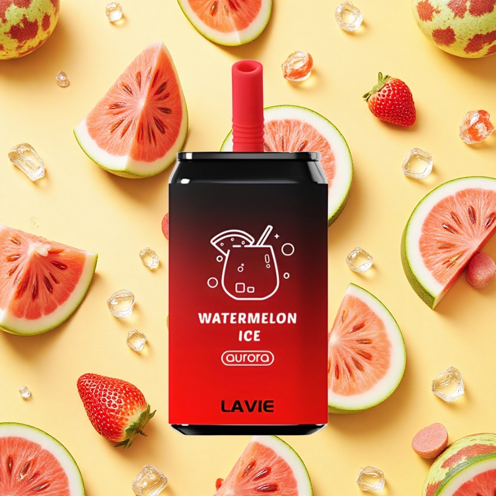 Lavie Aurora 11000 Puffs Watermelon Ice 22ml E-liquid