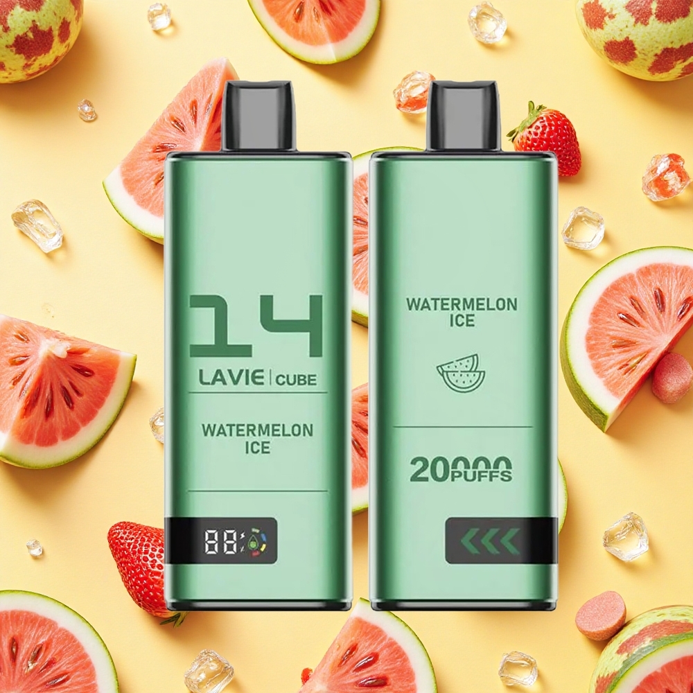 Lavie Cube 20000 Puffs 28ml E-liquid 25 Nicotine Disposable Vape Watermelon Ice