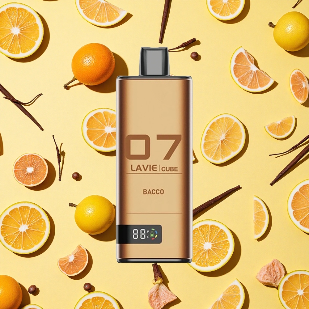 Lavie Cube 20000 Puffs Bacco 28ml E-liquid 25 Salt Nicotine Type-C Charging