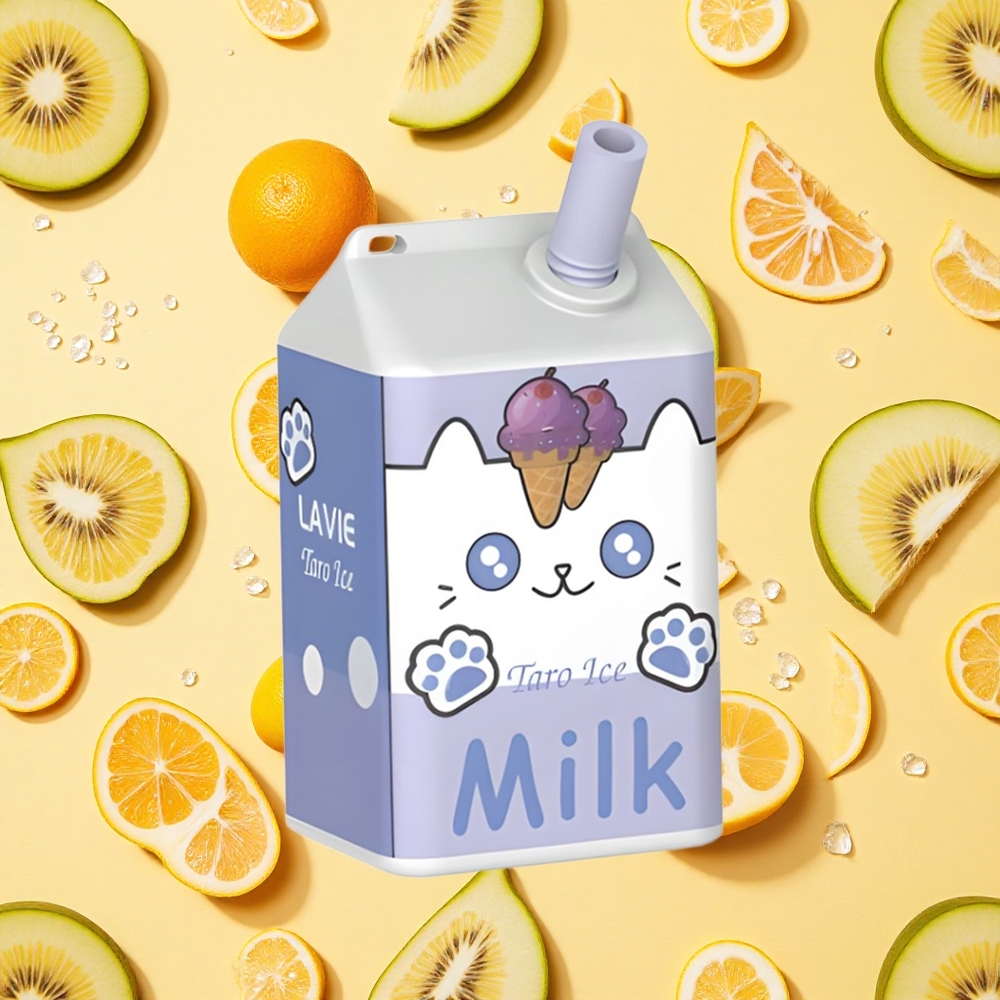 Lavie Milk 7000 Puffs Taro Ice 16ml E-liquid 600mAh Battery Capacity Type-C Charging