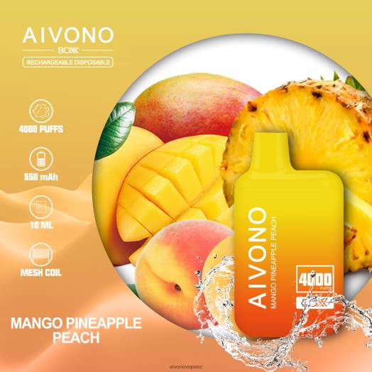 Mango Pineapple Peach Aivono AIM BOXX 4000 V2D4219 | Aivono Vape Price