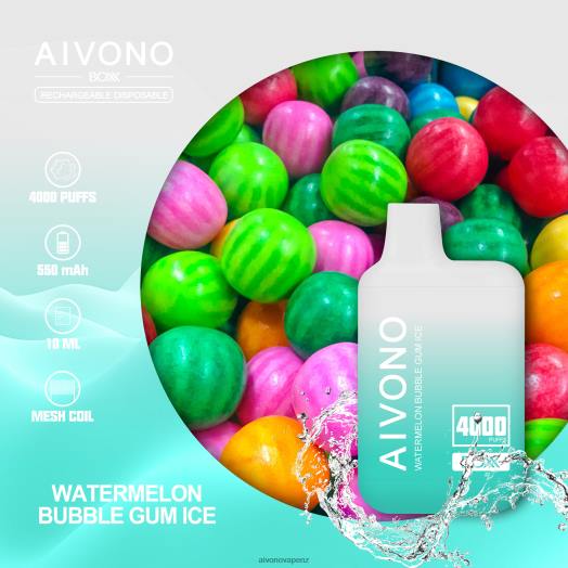 Watermelon Bubble Gum Ice Aivono AIM BOXX 4000 V2D4227 | Aivono Vape Review