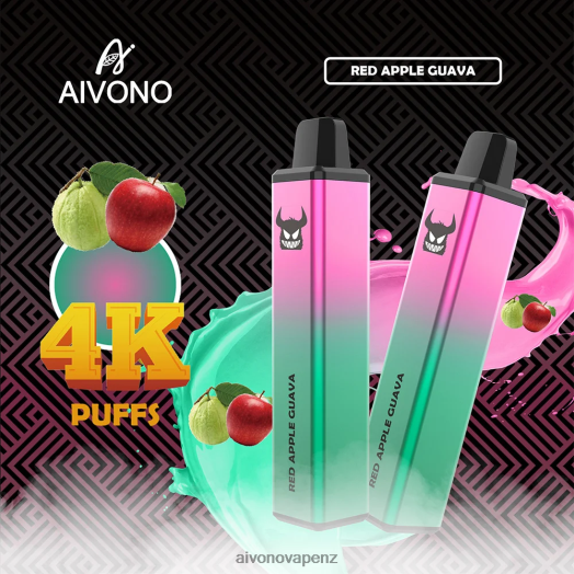 Red Apple Guava Aivono AIM FREAK 4000 V2D4257 | Aivono Vape Review