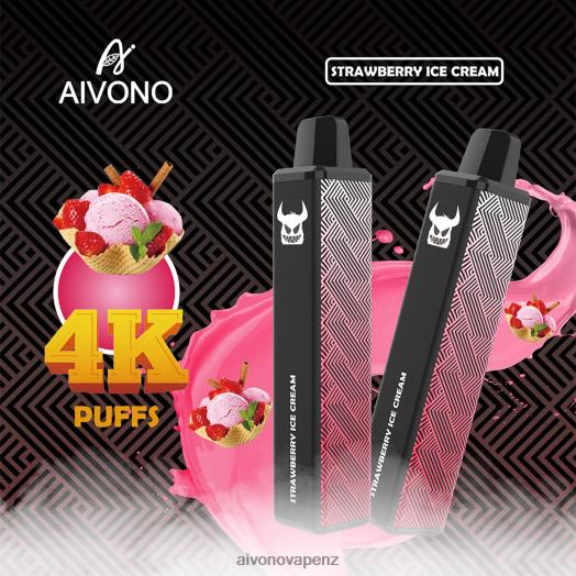 Strawberry Ice Cream Aivono AIM FREAK 4000 V2D4263 | Aivono Shop