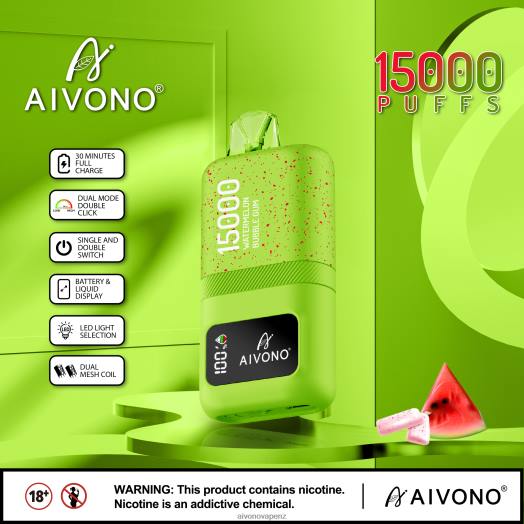 Watermelon Bubble Gum Aivono AIM magic 15000 V2D465 | Aivono Vape Price