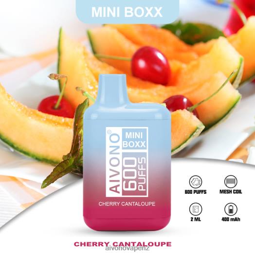 Cherry Cantaloupe Aivono AIM MINI BOXX 600 V2D4239 | Aivono Vape Price