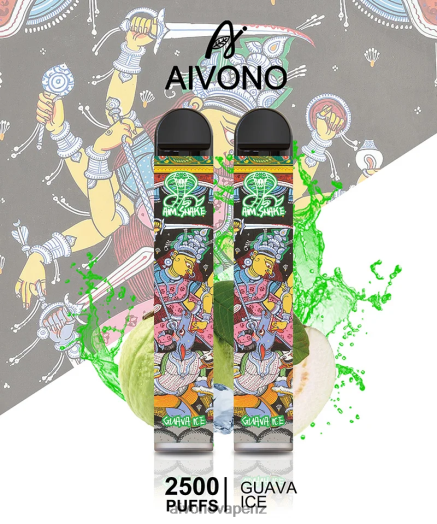 Guava Ice Aivono AIM SNAKE 2500 V2D4307 | Aivono Vape Review
