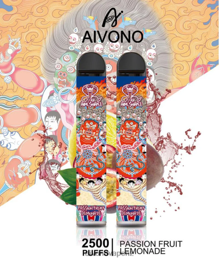 Passion Fruit Lemonade Aivono AIM SNAKE 2500 V2D4315 | Aivono NZ
