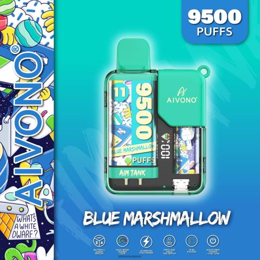Blue Marshallow Aivono AIM TANK 9500 V2D442 | Aivono Vape NZ