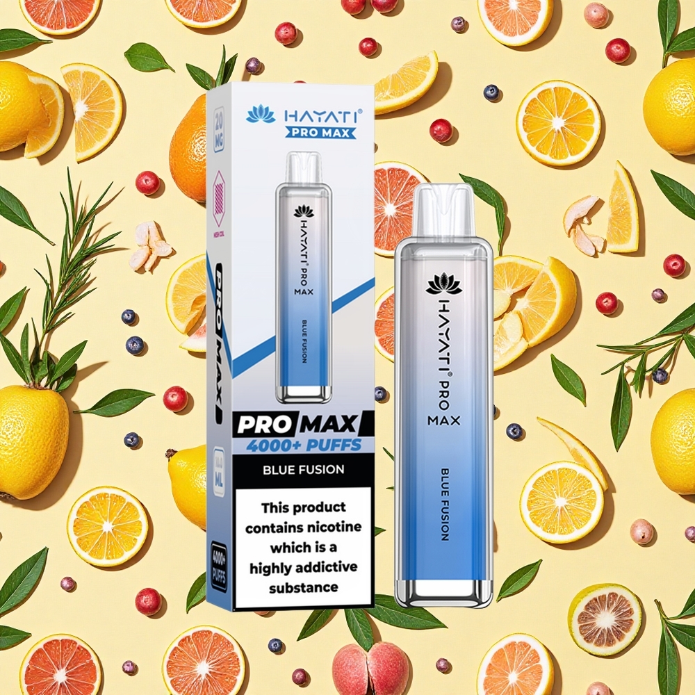 Hayati Pro Max 4000 Puffs 1400mAh Battery Capacity Blue Fusion