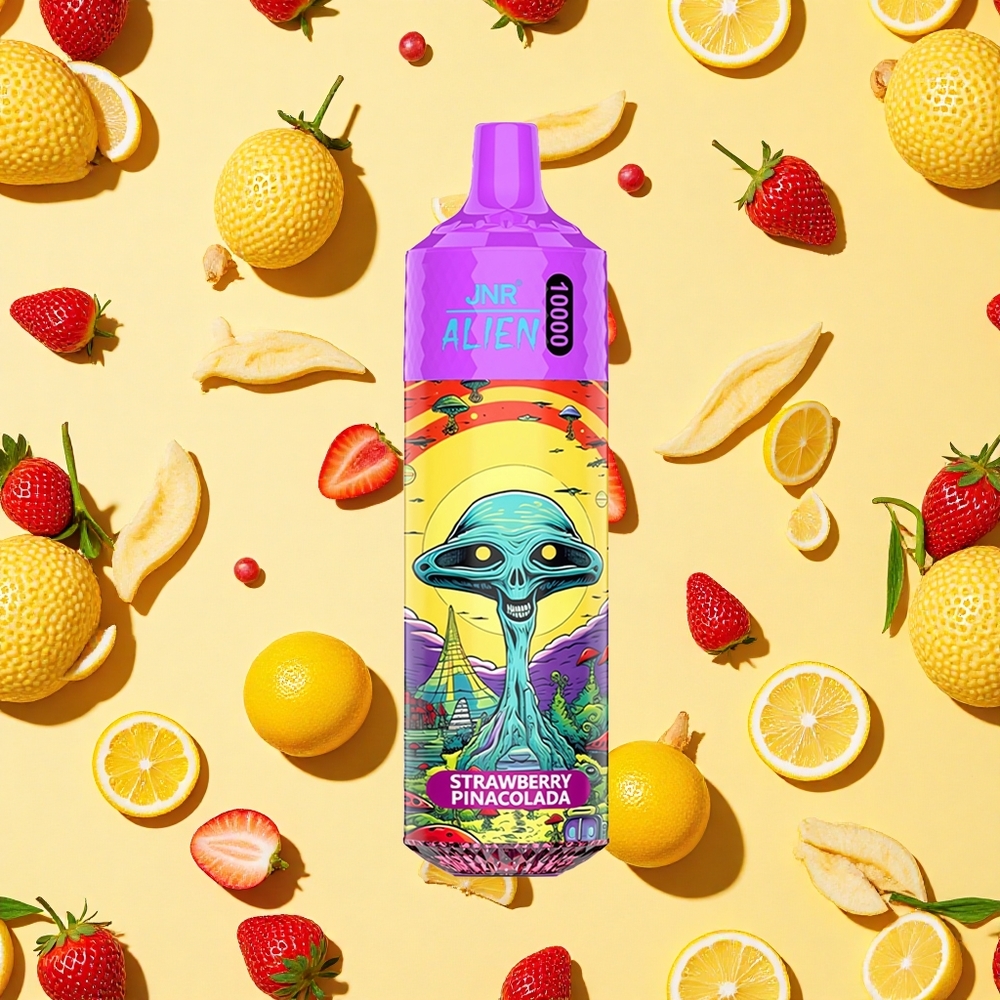 JNR Alien 10000 Puffs LED (RGB) lights Strawberry Pina Colada Sporty