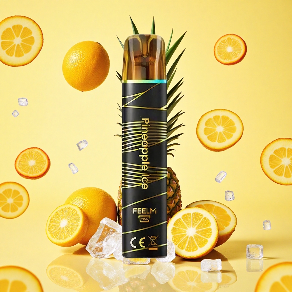 JNR Black&Golden 600+200 Puffs 2% Nicotine Pineapple Ice Disposable Vape