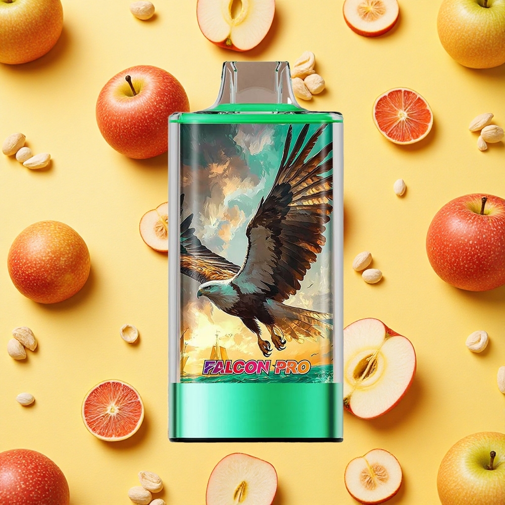 JNR Falcon Pro 28000 Double Apple 30ml E-liquid 950mAh Battery Capacity Smart Display Dual Mesh Coil