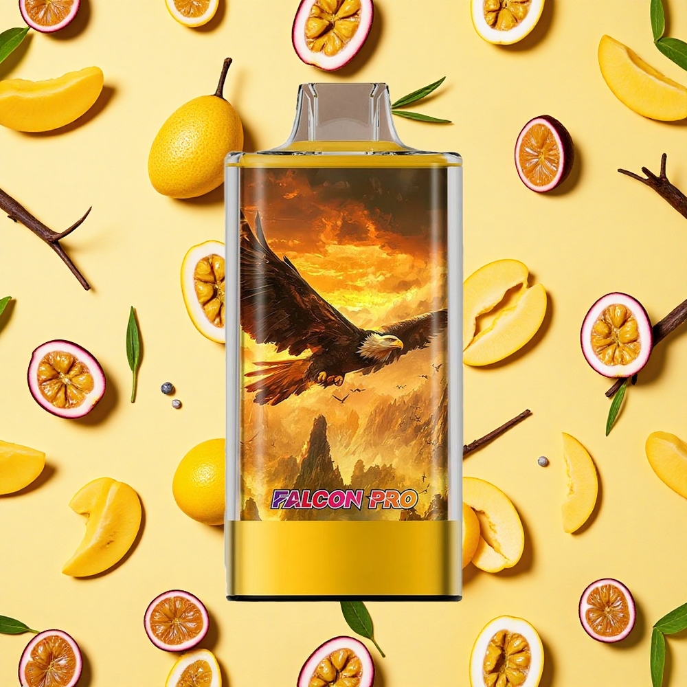 JNR Falcon Pro 28000 Mango Passion Fruit 30ml E-liquid 950mAh Battery Capacity Dual Mesh Coil