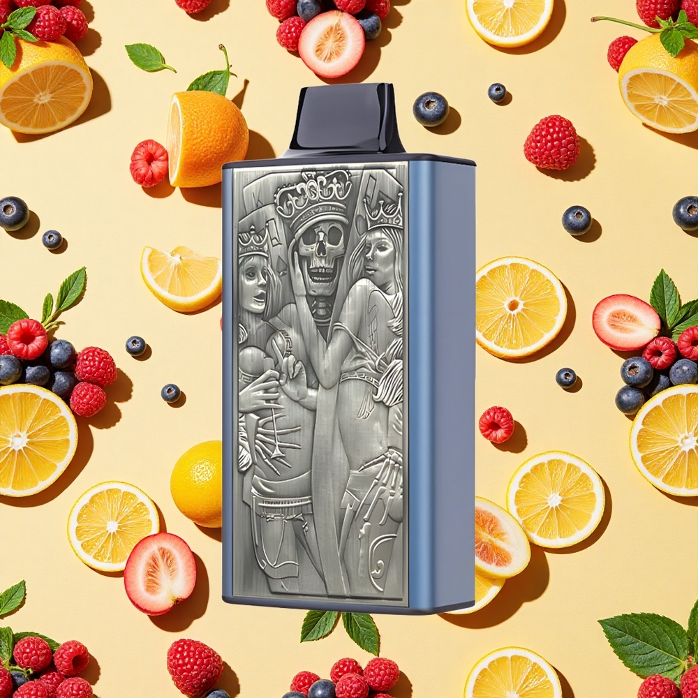 JNR Mega Box 25000 Puffs 30ml E-liquid 850mAh Battery Capacity Dual Mesh Coil Blue Razz Cherry