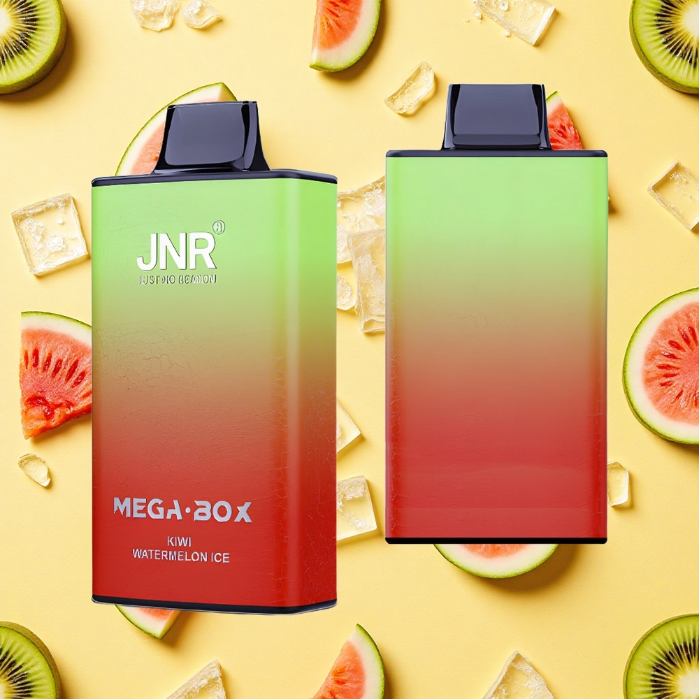 JNR Mega Box 25000 Puffs 30ml E-liquid Kiwi Watermelon Ice Dual Mesh Coil Type-C Charging
