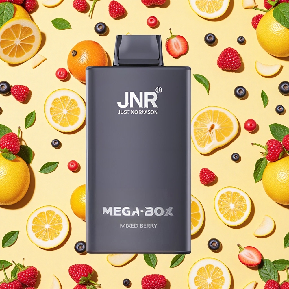 JNR Mega Box 25000 Puffs Mixed Berry 30ml E-liquid 850mAh Battery Capacity Dual Mesh Coil