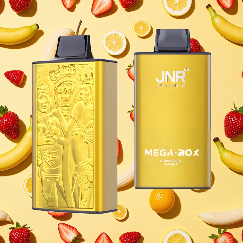 JNR Mega Box 25000 Puffs Strawberry Banana 30ml E-liquid 850mAh Battery Capacity Type-C Charging