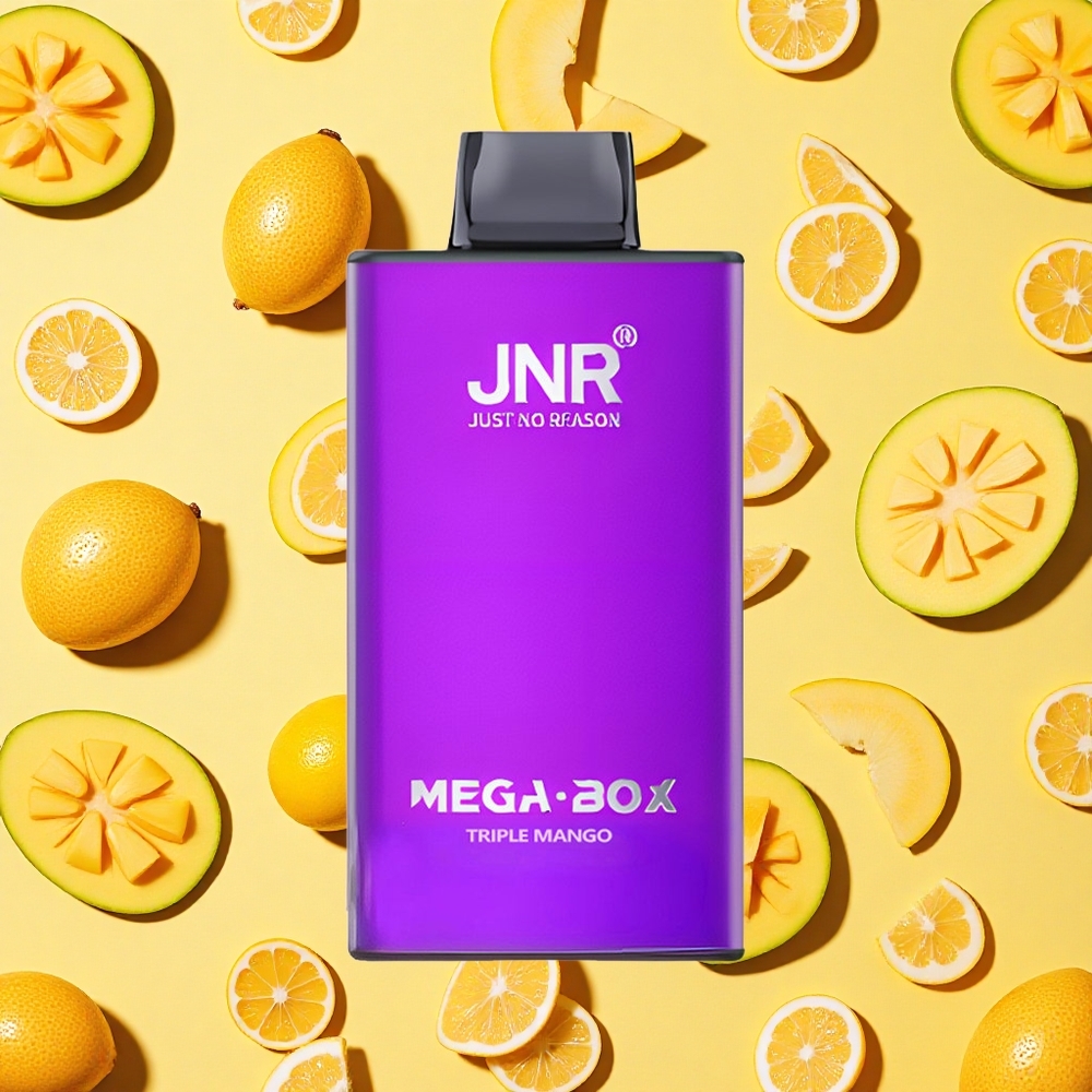 JNR Mega Box 25000 Puffs Triple Mango 30ml E-liquid 850mAh Battery Capacity Type-C Charging