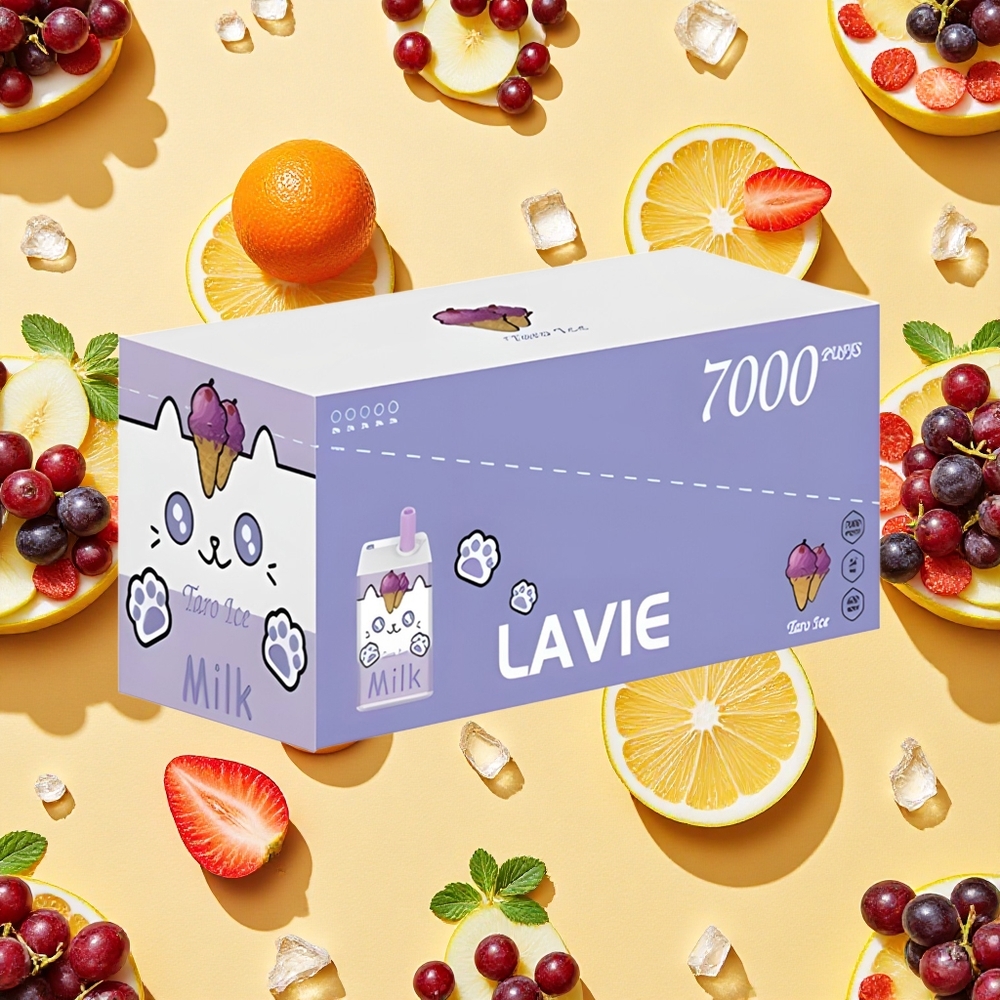 LAVIE Milk 7000 Puffs Grape Ice 16ml E-liquid 5%