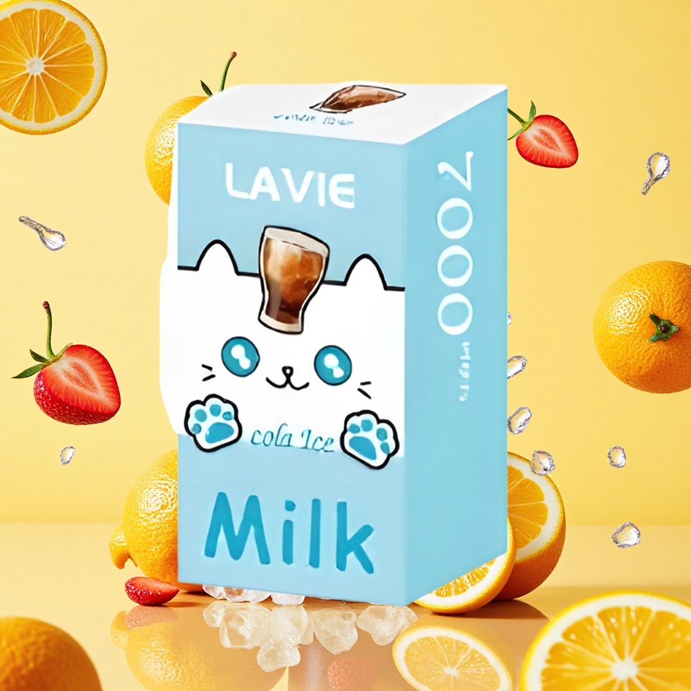 Lavie Milk 7000 Puffs Cola Ice 16ml E-liquid 600mAh Battery Capacity